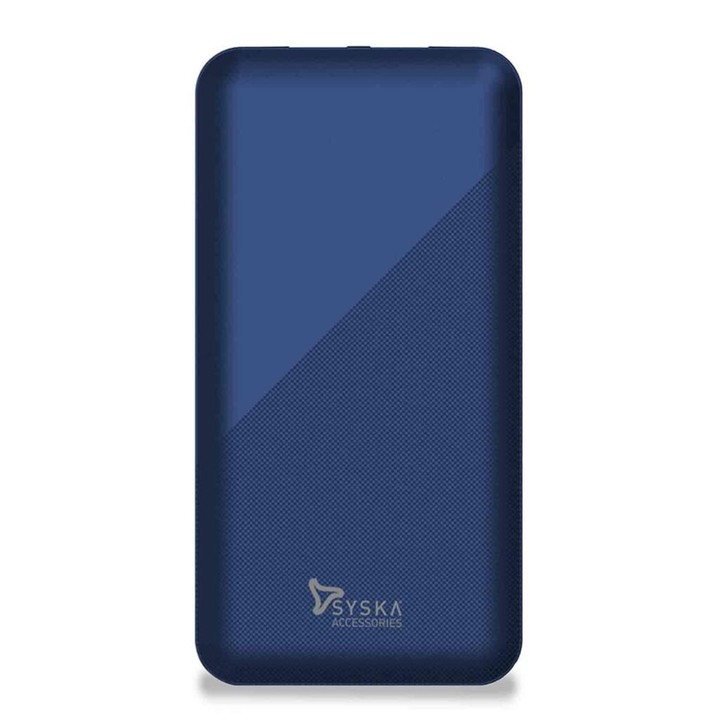 Syska 10000 mAh Li-Polymer P1015B Power Core100 Power Bank