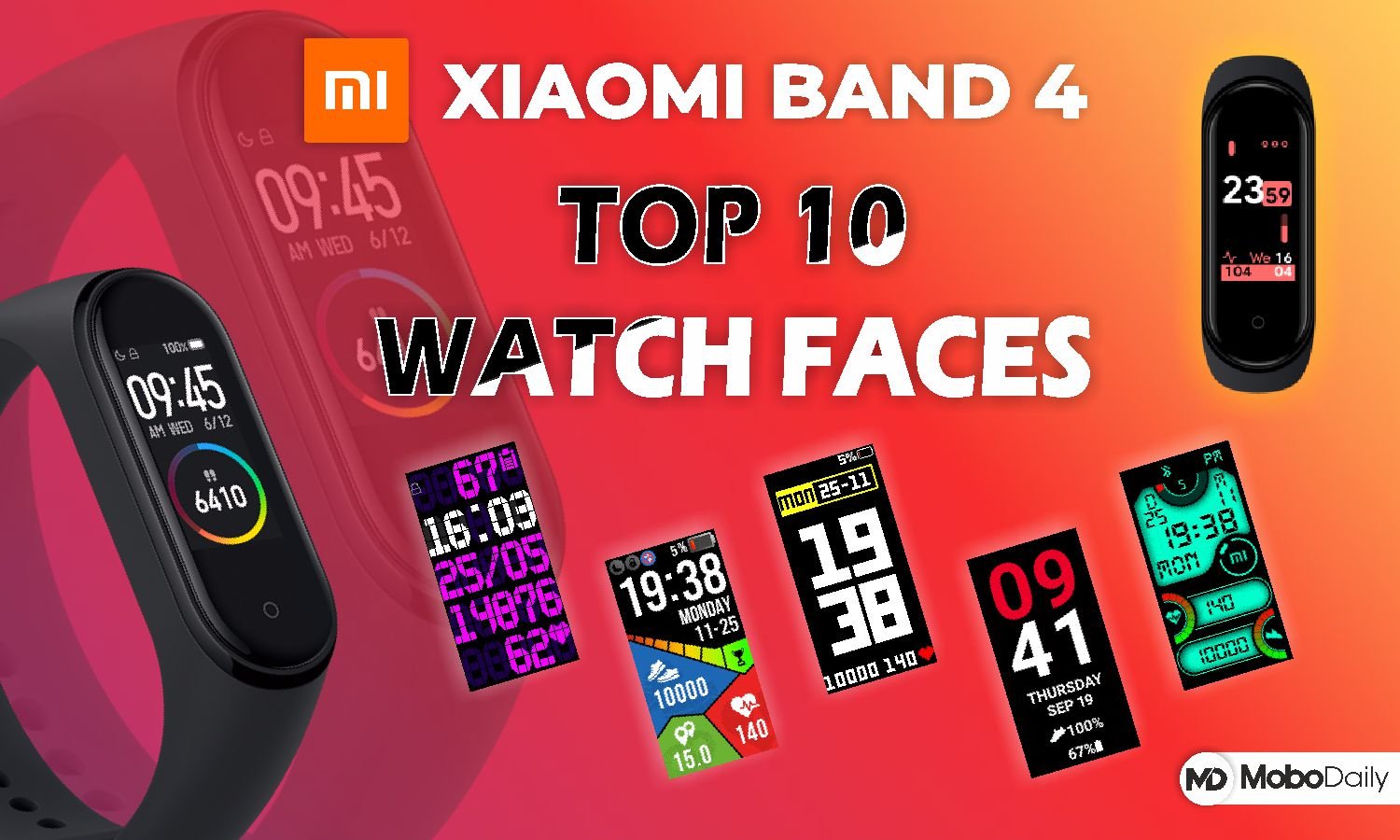 Best Mi Band 4 Watch Faces