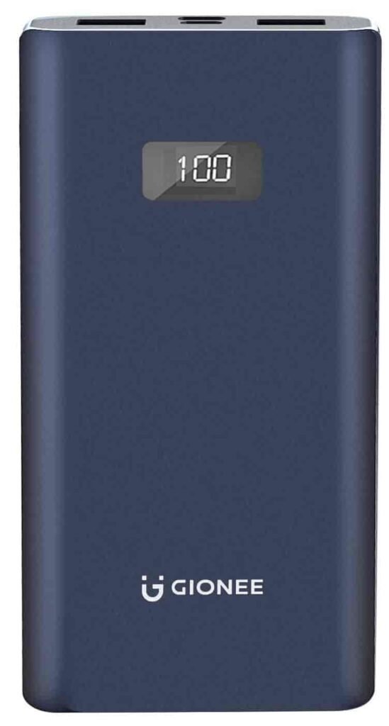 Gionee 10000mAh Li-Polymer Digital Display Power Bank