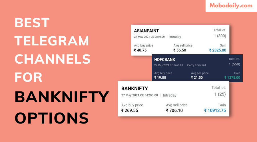 List of best BankNifty Telegram Channels