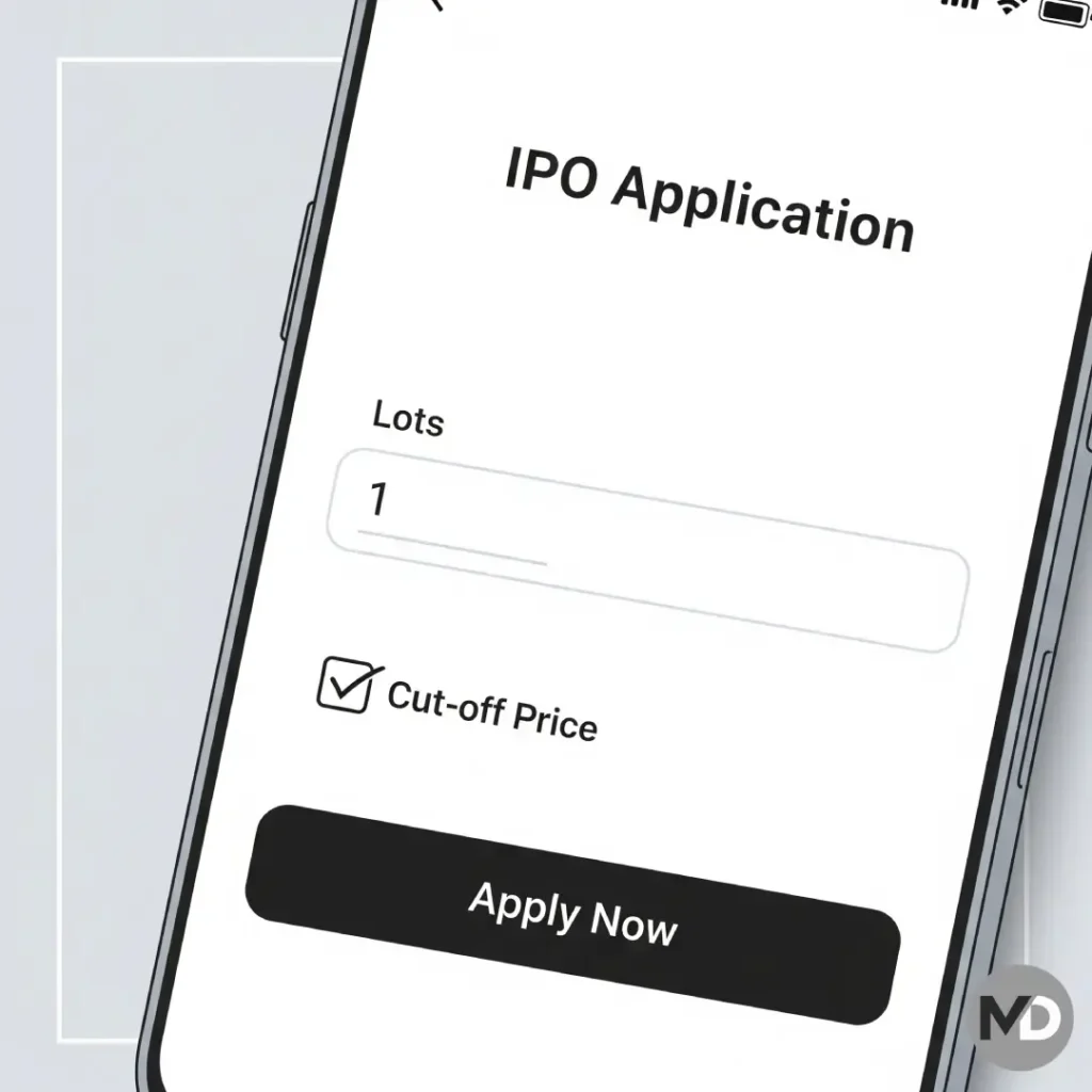 how to apply for apply at cut-off price