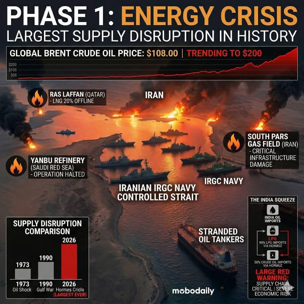 US-Iran War Phase 1: Energy crisis