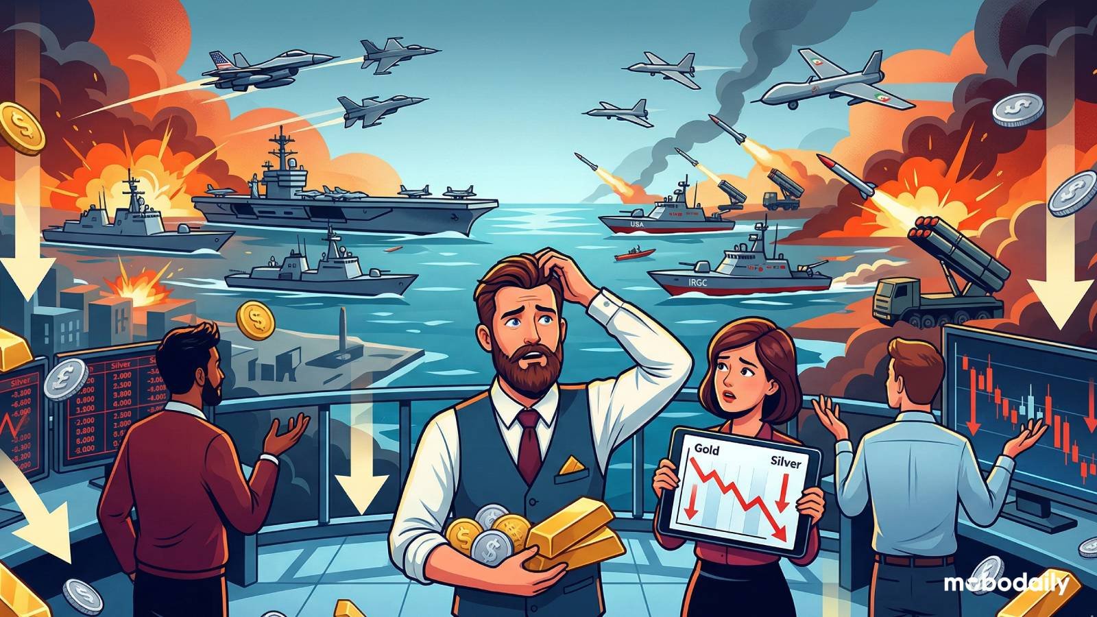 Why Gold & Silver Are Falling During the US-Iran War? What to do?