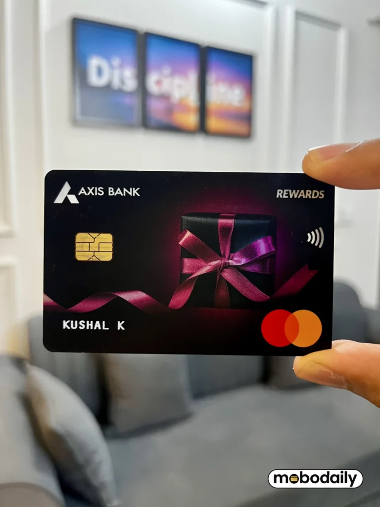 Axis Rewards Credit Card — Design and Hands-on experience