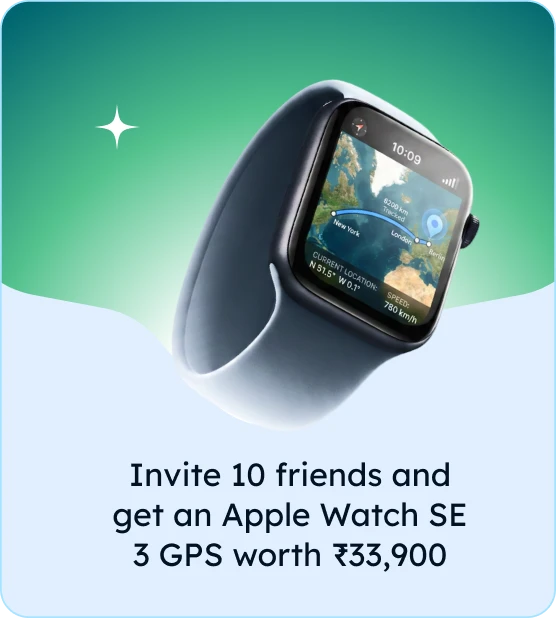 scapia referral program invite 10 friends and earn apple watch se 3 - junw 2026