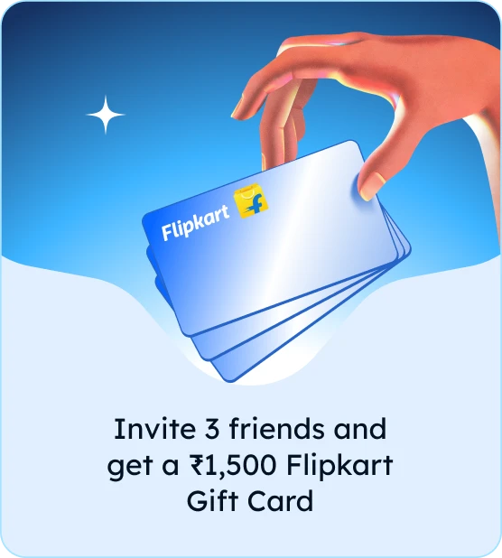 scapia referral program invite 3 friends and earn ₹1500 flipkart voucher