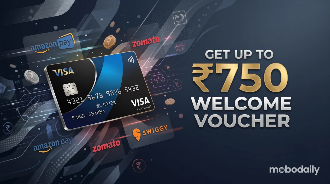 How to Get Up to ₹750 Voucher with Your New Visa Credit Card