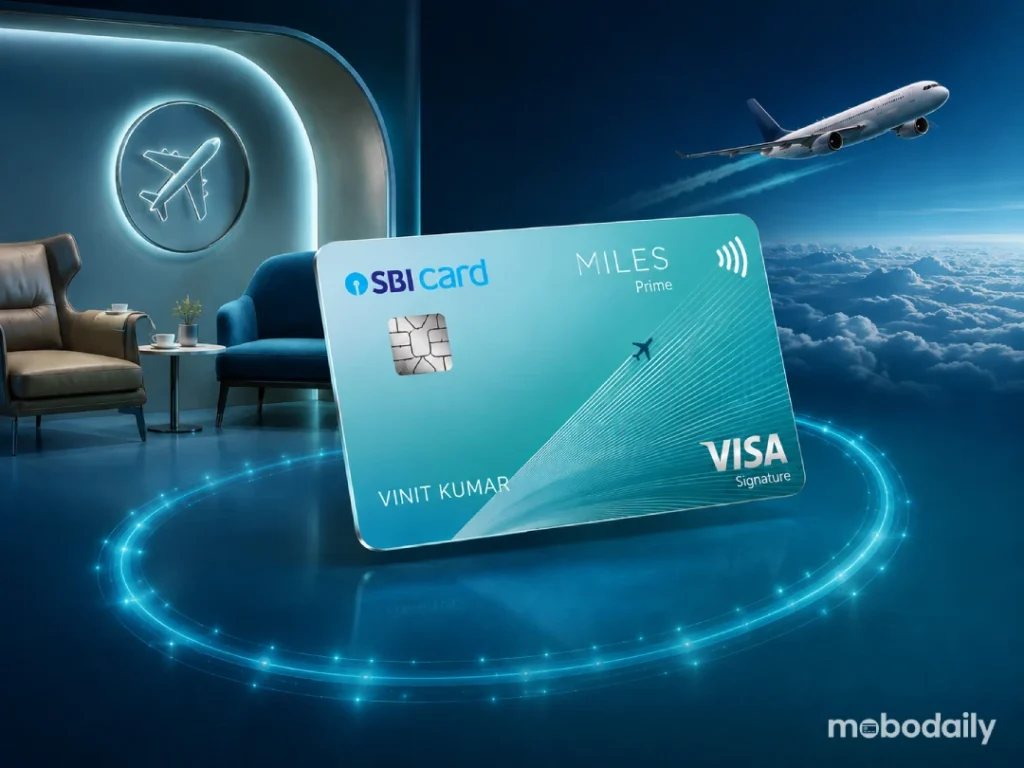 SBI Card MILES PRIME credit card design