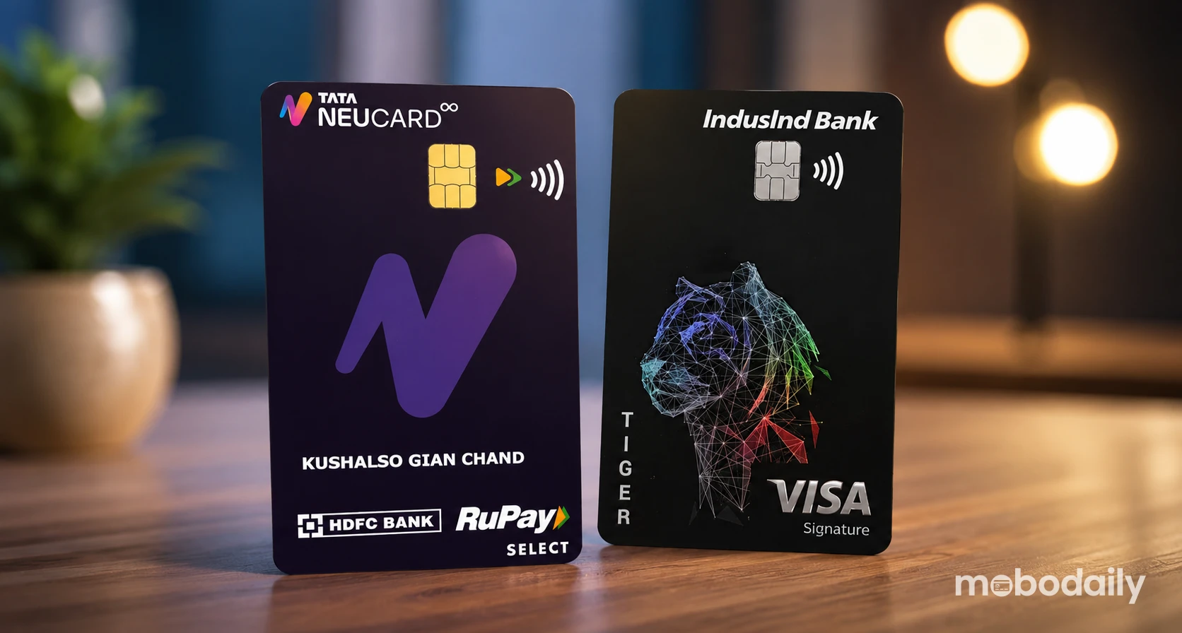 Full comparison and guide on Tata Neu Infinity vs IndusInd Tiger Credit Card